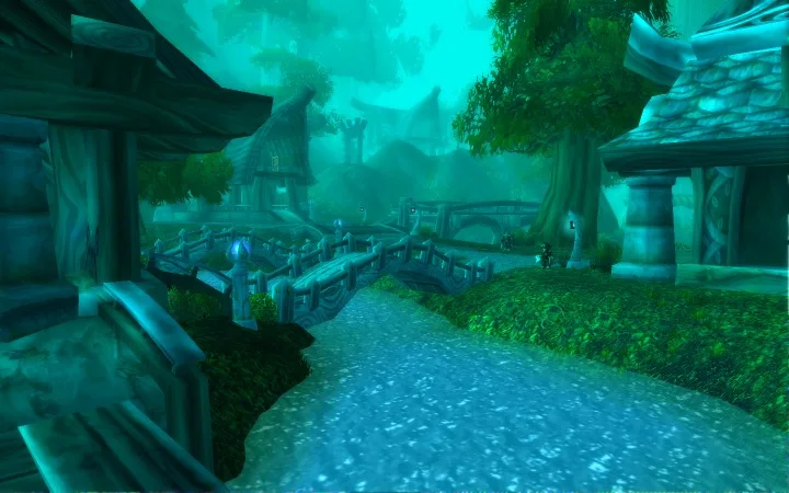 Nighthaven in Moonglade — pre-Cataclysm screenshot archived in 2006.