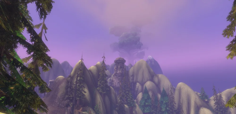 Mount Hyjal — official WoW Forever landscape preview.