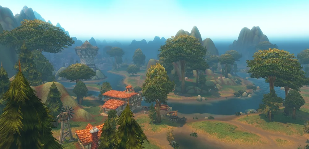 Riverglades — official WoW Forever landscape preview.