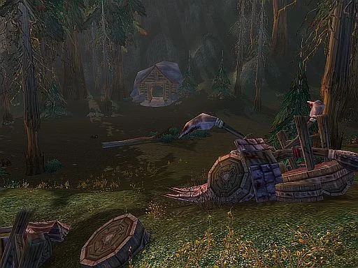 Skittering Dark in Silverpine Forest — Classic landscape reference.