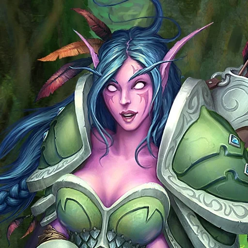 Hunter character artwork by Blizzard Entertainment