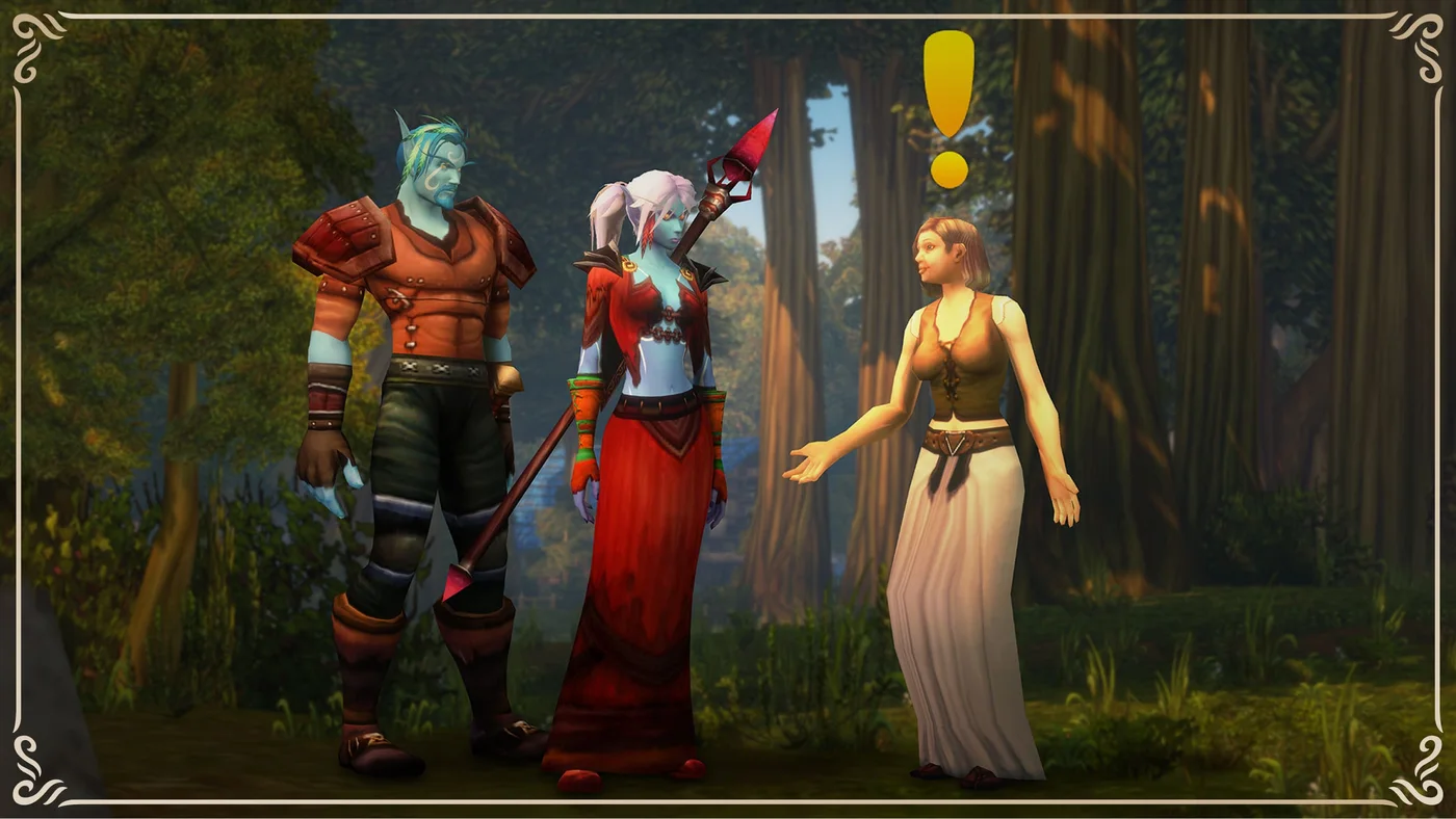 Official WoW Forever adventure imagery by Blizzard Entertainment